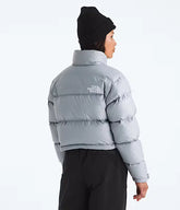 THE NORTH FACE Women's Nuptse Short Jacket Blue Flax - Gravity NYC